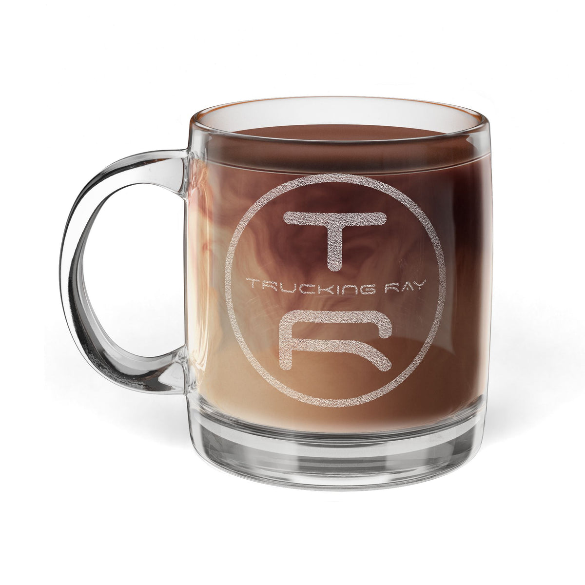 Glass Coffee Mug, 12.25oz
